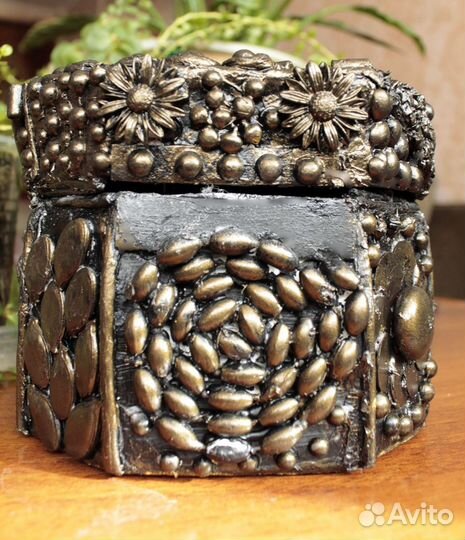 Шкатулка Африка ручная работа