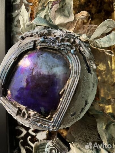 Авторские елочные шары ручной работы