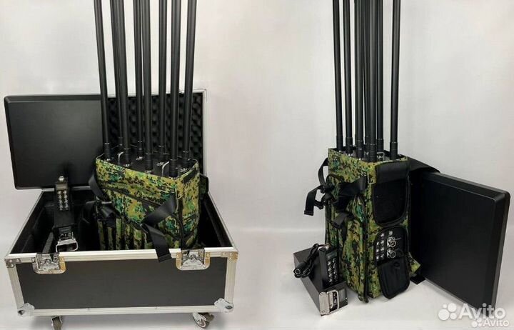 Рюкзак подавитель дронов бпла глушилка