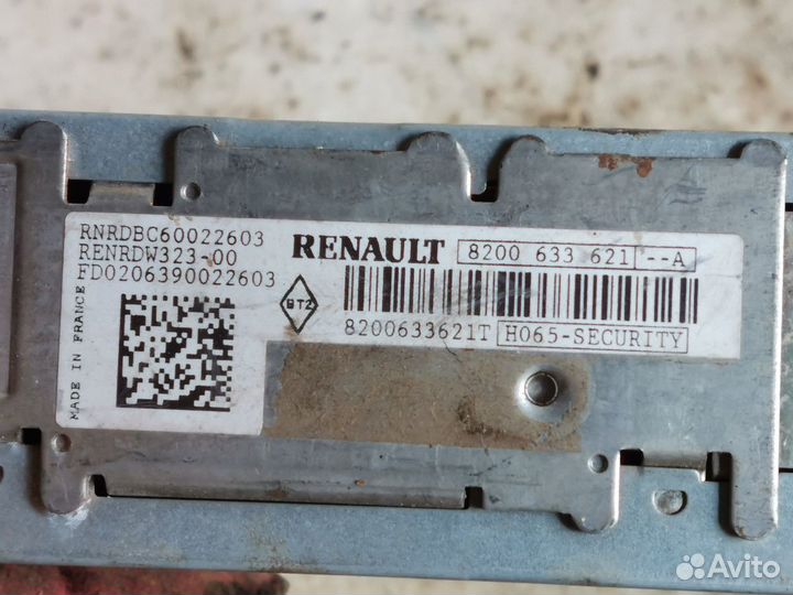 Магнитола Renault Symbol Clio