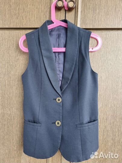 Жилетка для девочки школьная 140