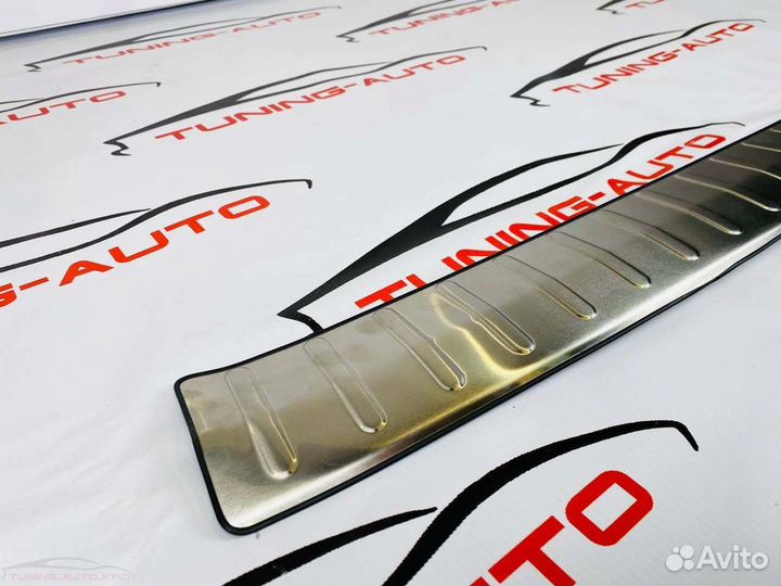 Накладка заднего бампера Nissan Qahqai хром A6248