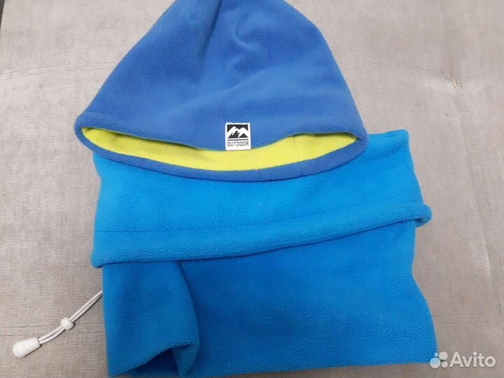 Флисовая шапка и снуд