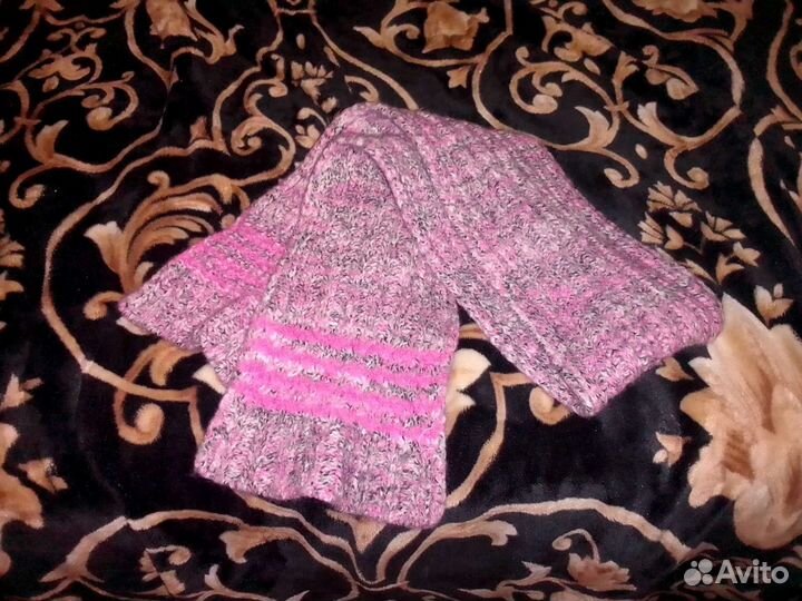 Шапка+шарф для девочки