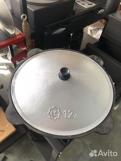 Узбекский чугунный казан 12 л