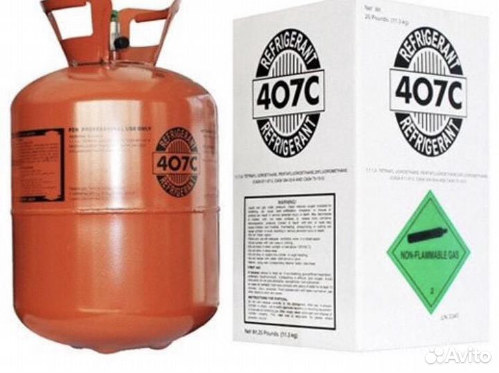 Фреоны R134a, R38a, R600a, R407c, R410a