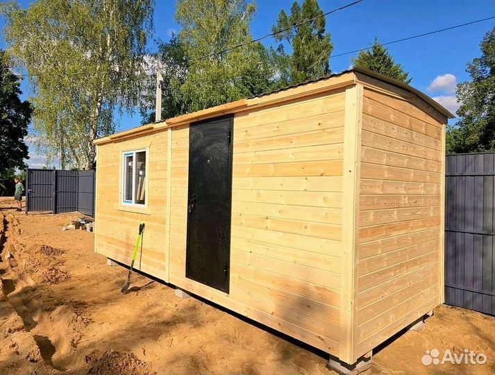 Бытовка вагончик из дерева