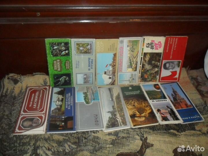 Комплекты открыток - города,музеи,Ленин и др