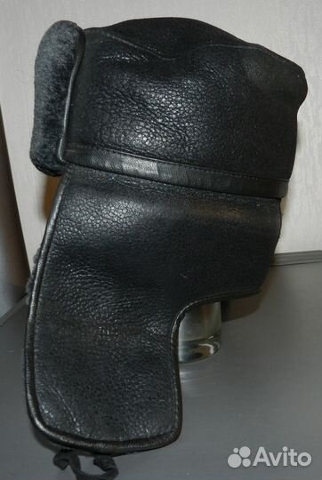 Шапка ушанка мужская натуральная овчина