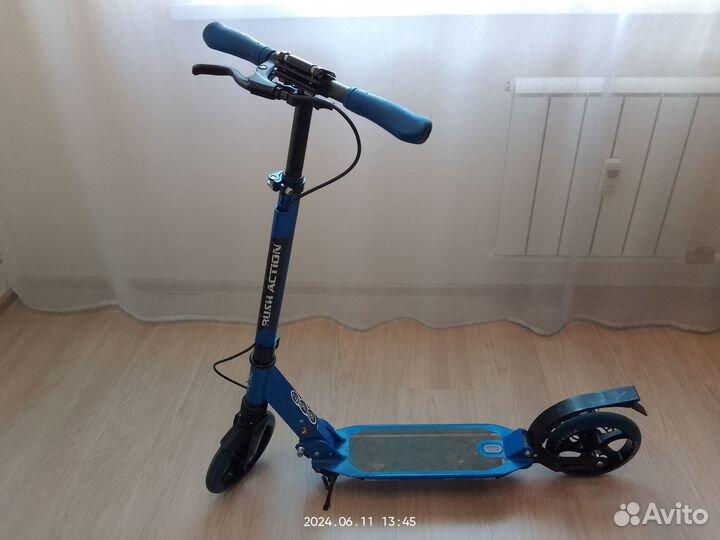 Самокаты rush action с дисковым тормозом