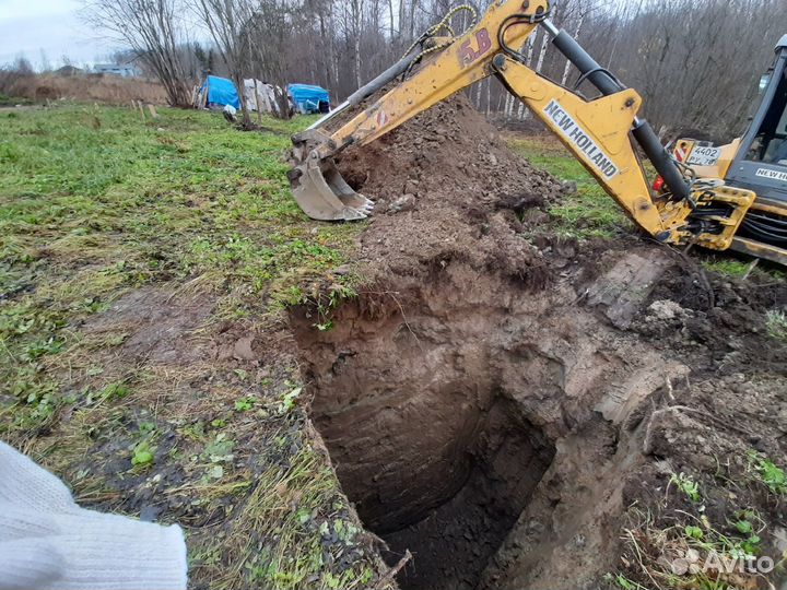 Колодцы, септики, дренаж участка, снос домов