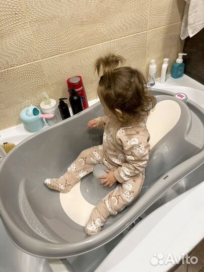 Ванночка Ok baby с держателями и термометром