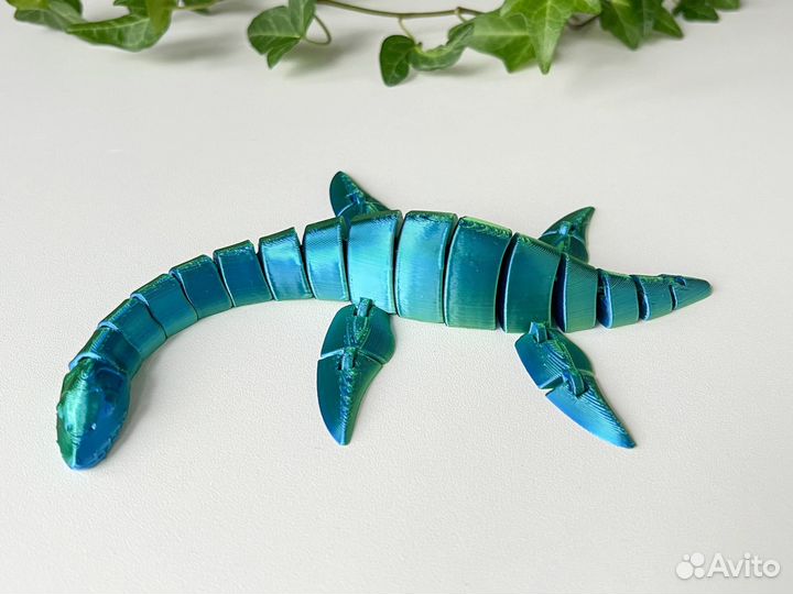 Игрушка плезиозавр динозавр подвижный