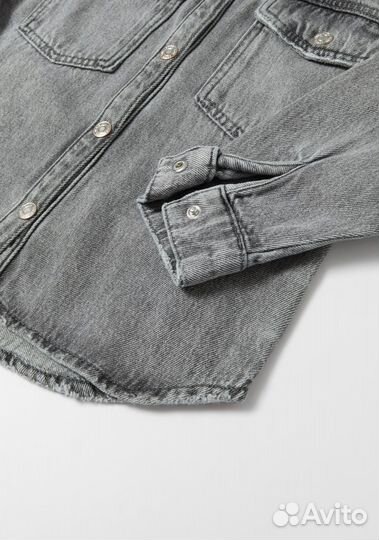 Джинсовая детская рубашка Zara