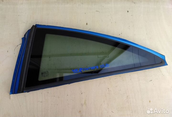 Стекло заднее левое AS3 глухое на Opel Corsa D 3Д