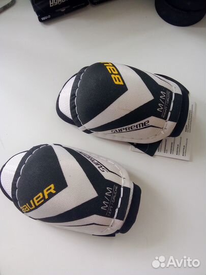 Шлем хоккейный детский bauer, налокотники bayer