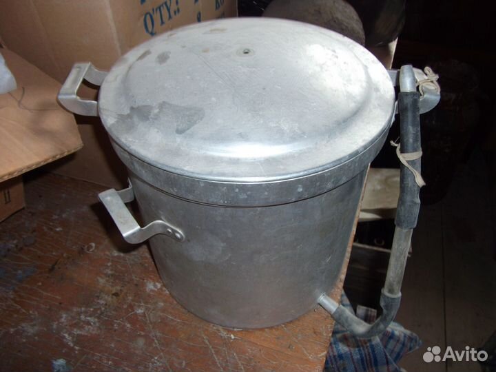 Котёл (кастрюля) алюминиевая, соковарка