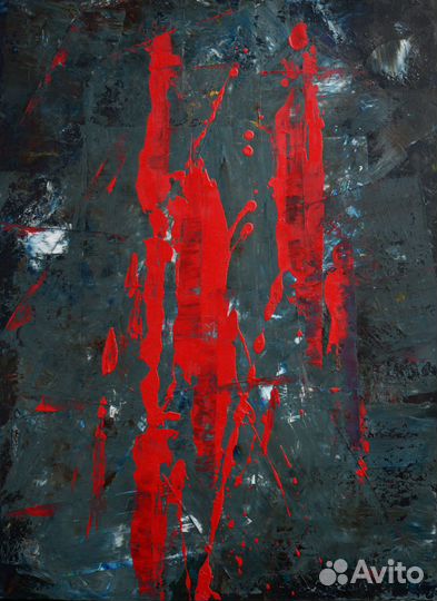 Картина абстракция