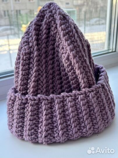 Шапка женская вязаная