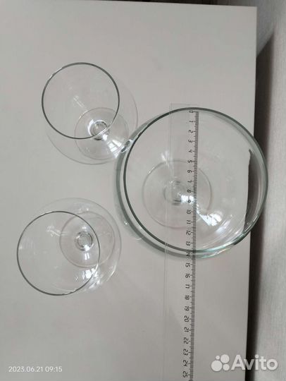 Бокал большой аквариум ваза для интерьера