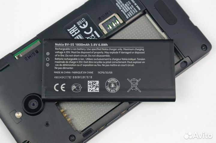 Аккумуляторы Nokia X (BN-01) Nokia X2 (BV-5S)