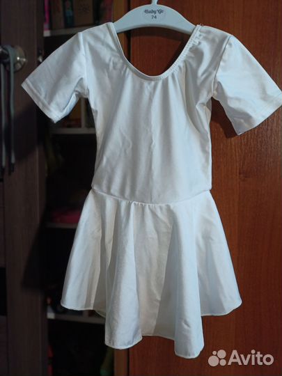 Купальник гимнастический с юбкой 98 104