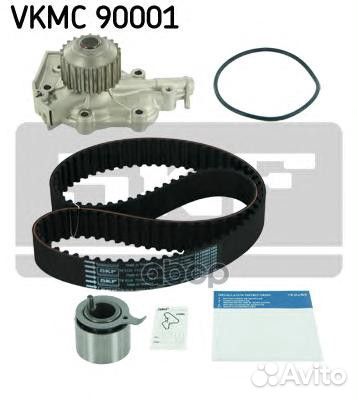 Комплект ремня грм с помпой vkmc90001 Skf
