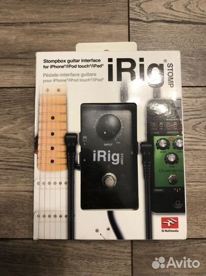 Гитарный стомп-бокс интерфейс iRig Stomp