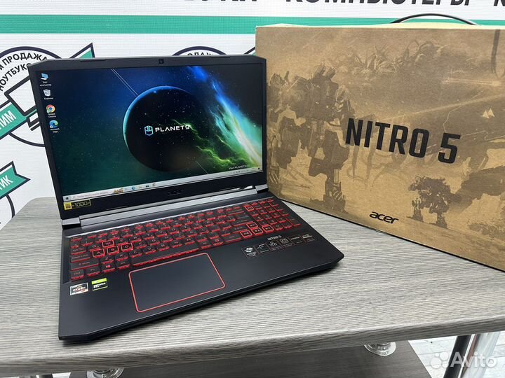 Acer Nitro 12 ядер Ryzen 5 8Gb GTX1650Ti SSD 512Gb