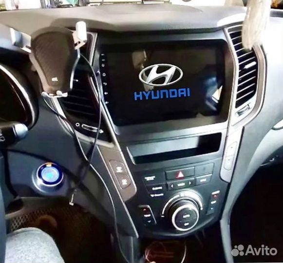 Магнитола Android 8 ядер 2/32 Hyundai Santa Fe 3