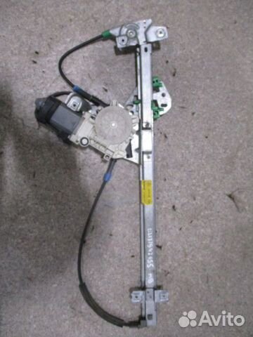 Механизм стеклоподъёмника в сборе с моторчиком лев