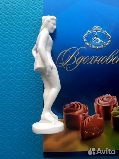 Фигуристка. Статуэтка СССР колкий пластик