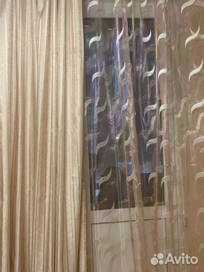 Шторы тюль органза 3м/2.7м