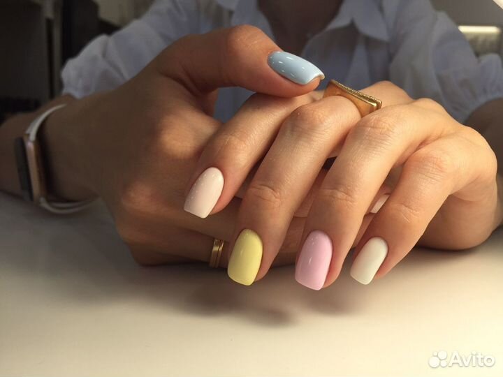 Маникюр с выравниванием