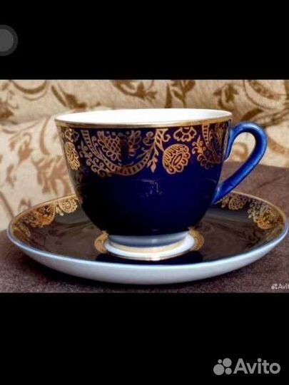 Чайная пара лфз синие