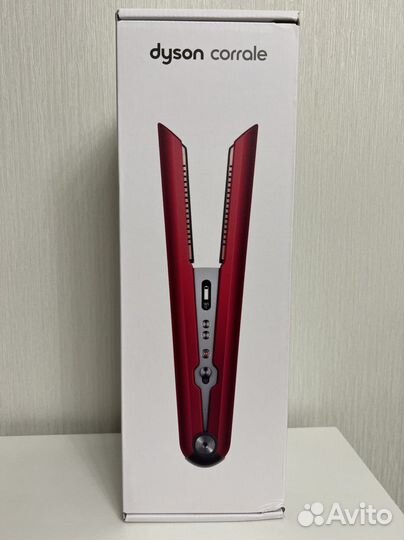 Выпрямитель (утюжок) Dyson красный с аксессуарами