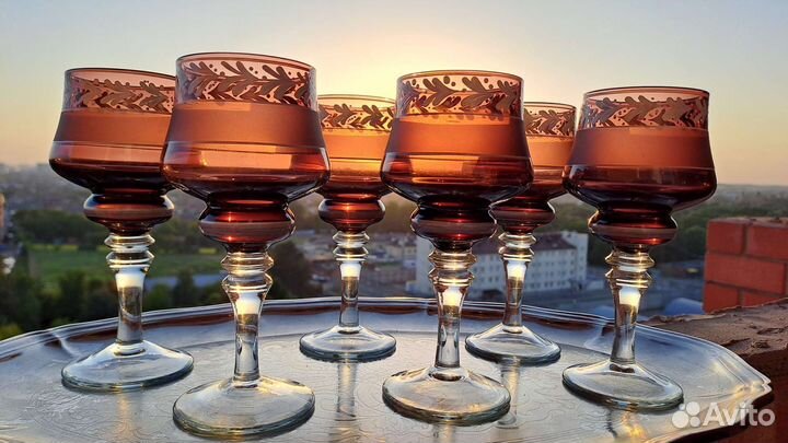 Бокалы Богемия Чехословакия