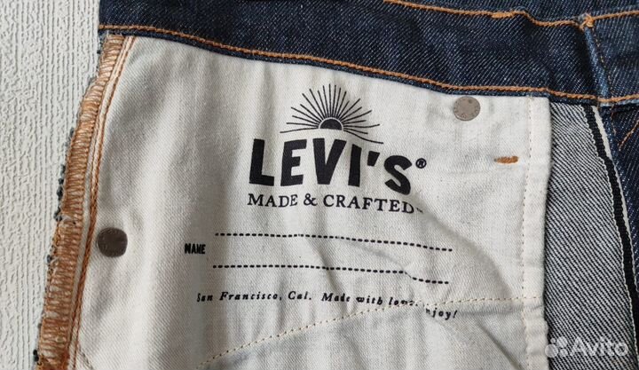 Джинсы Levis 502 Made & Crafted Selvedge Denim