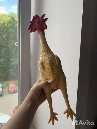 Курица пищалка для собак
