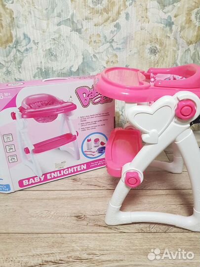 Детский стульчик для кормления кукол