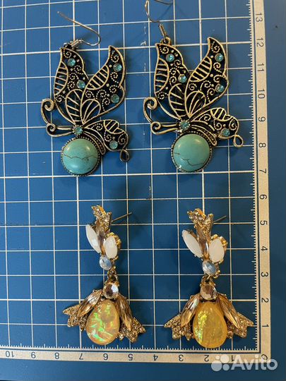 Бижутерия серьги