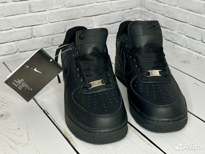 Кроссовки Nike Air force 1 черные