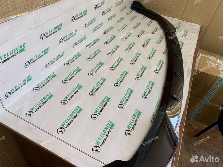 Сплиттер BMW 3 G20 Competition черный тюнинг