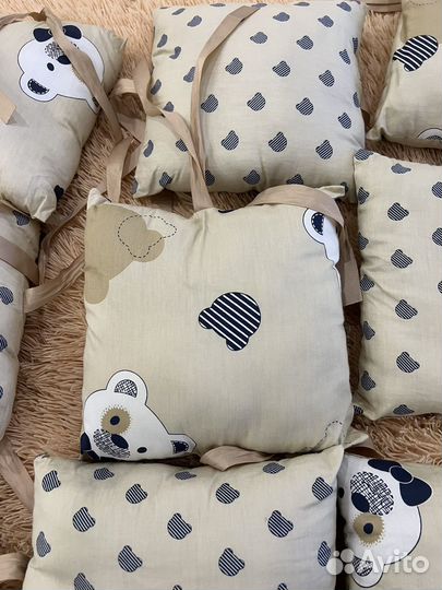 Бортики в детскую кроватку