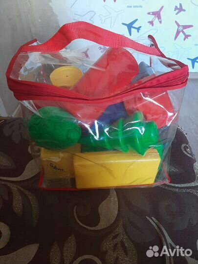 Кубики пластмассовые