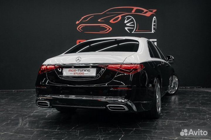 Обвес + диски стиль Maybach Mercedes S-class W223