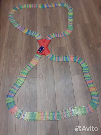 Гибкий автотрек дорога для машинок детский