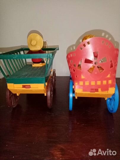 Телега с повозчиком(редкость)ссср