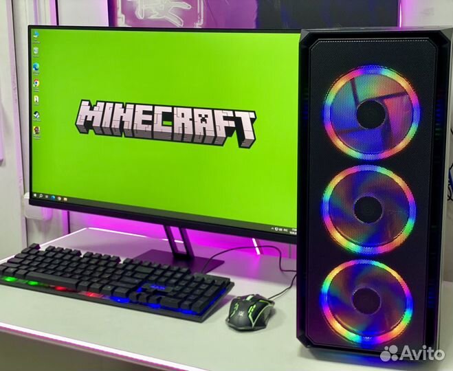 Игровой компьютер i7 24 ядер монитор 27 165герц