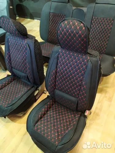 Чехлы на сиденья автомобиля из Алькантары комплект